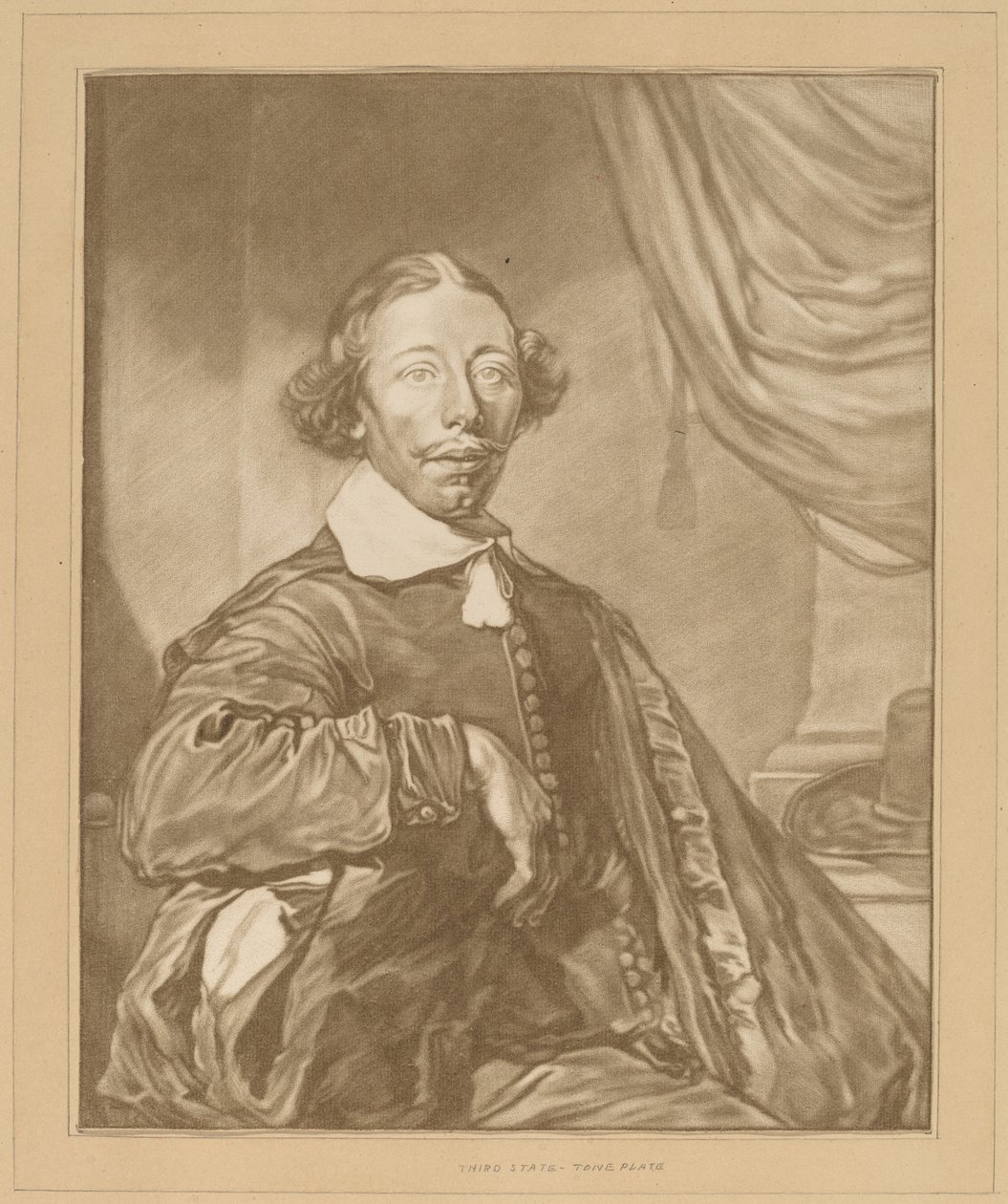 Portret van een Zittende Man door Johannes Kornlein