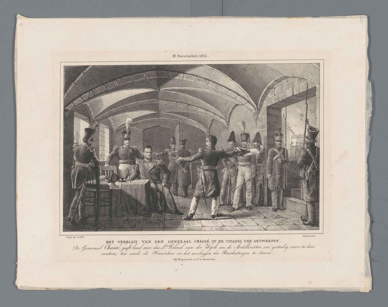 Het verblijf van den generaal Chassé op de Citadel van Antwerpen door Johannes Steyn