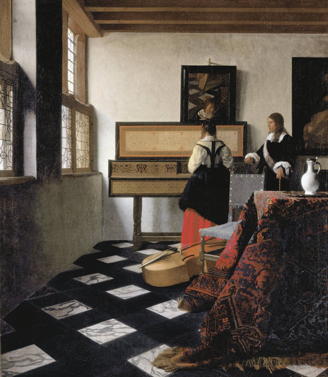 Dame in de Virginal met een heer, 