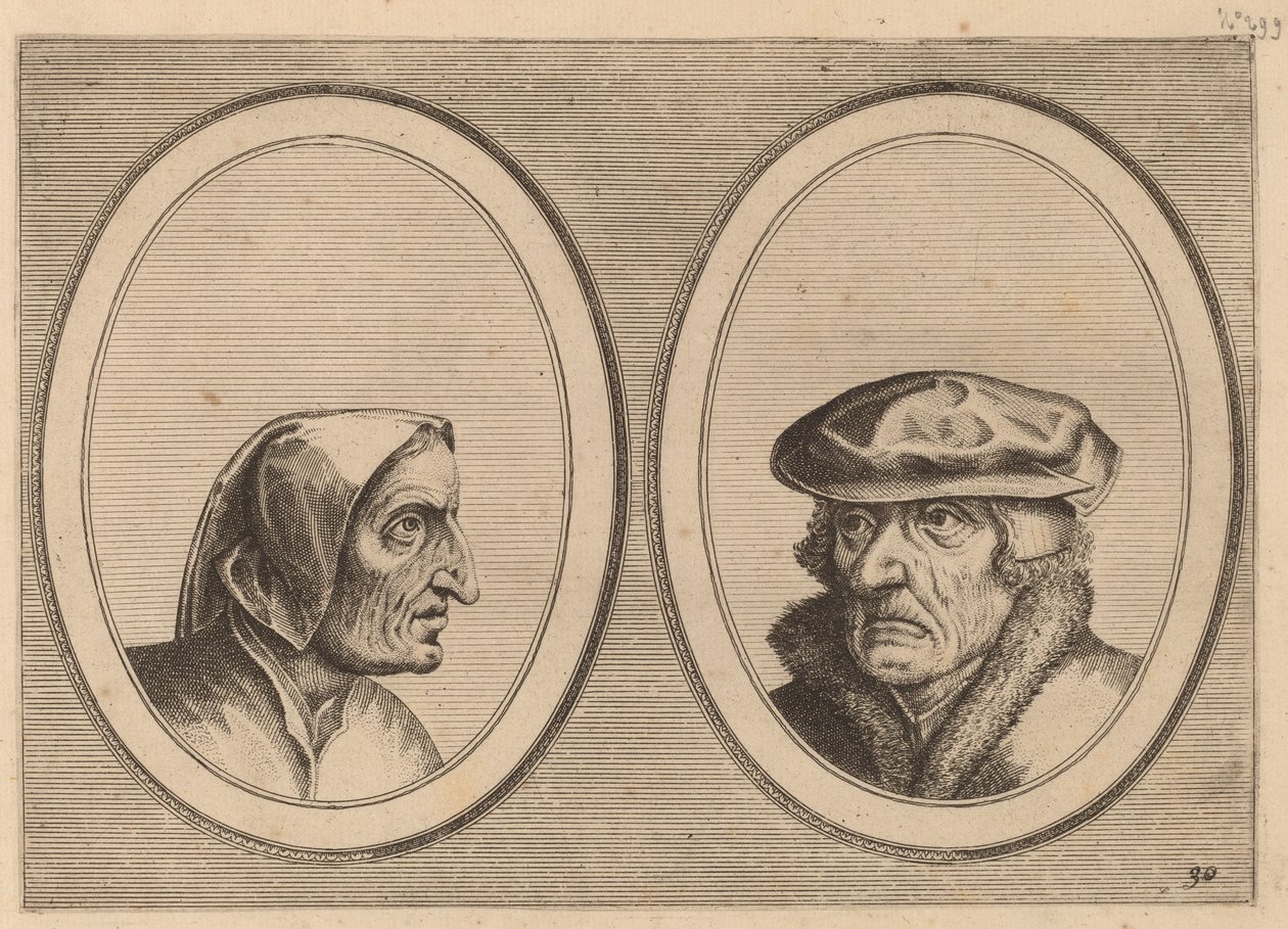 "Buyltje On-versaed" en "Waerner Altijdt-meer" door Johannes and Lucas van Doetechum after Pieter Bruegel the Elder