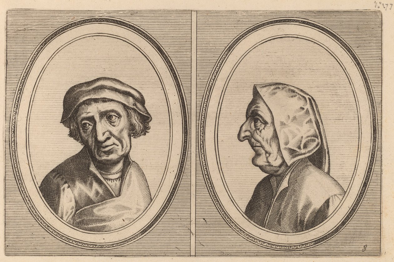 "Goelijeke Floor" en "Kinne Snavels" door Johannes and Lucas van Doetechum after Pieter Bruegel the Elder