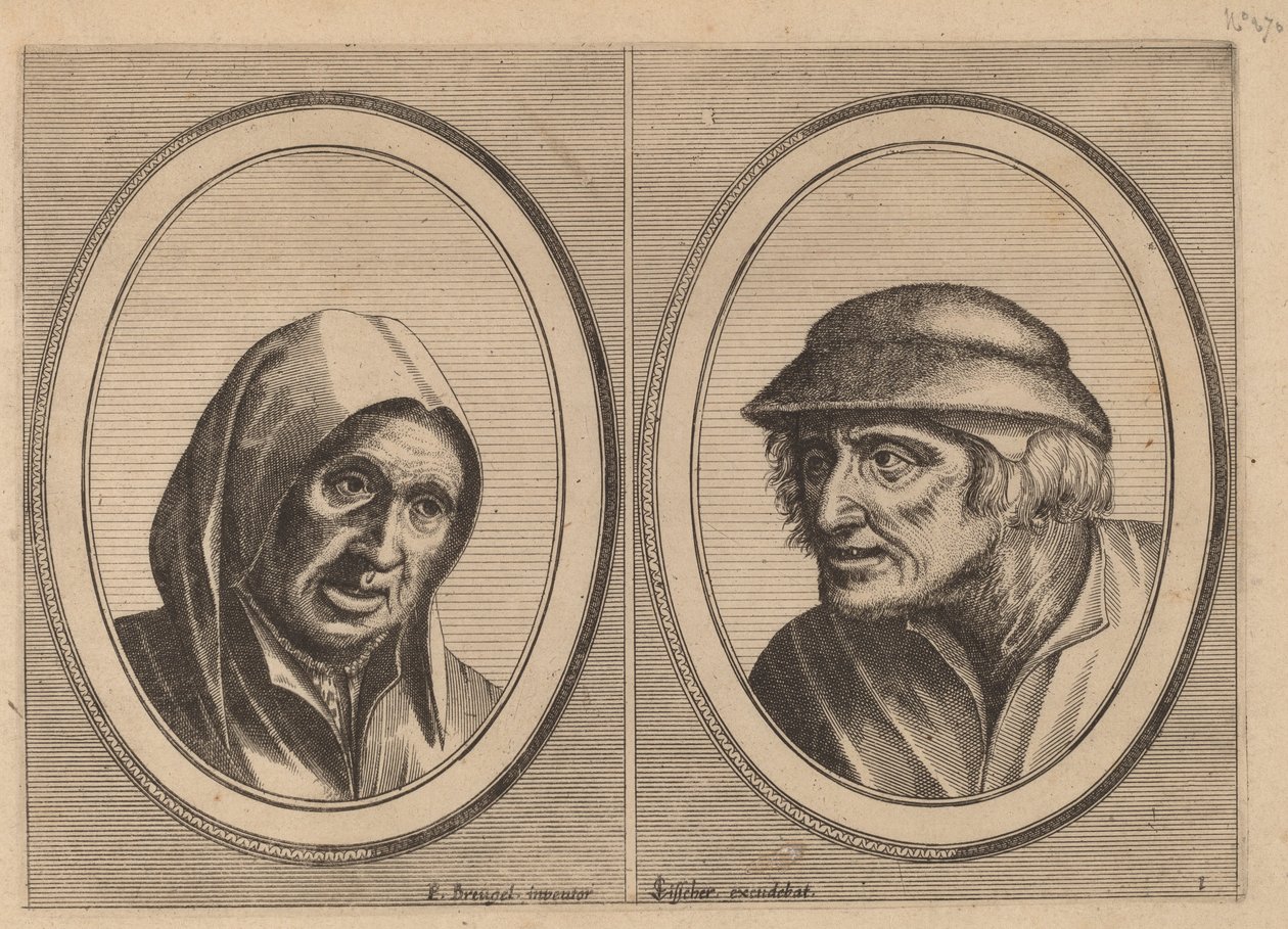 "Susanna Smuls" en "Leuye Joost" door Johannes and Lucas van Doetechum after Pieter Bruegel the Elder