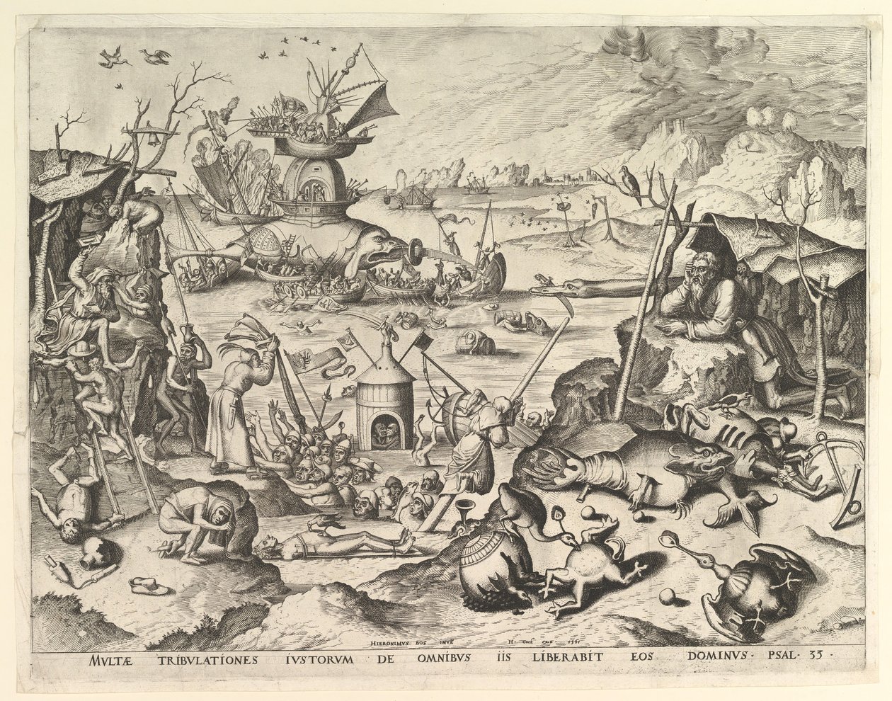 De bekoring van Sint Antonius door Johannes and Lucas van Doetecum