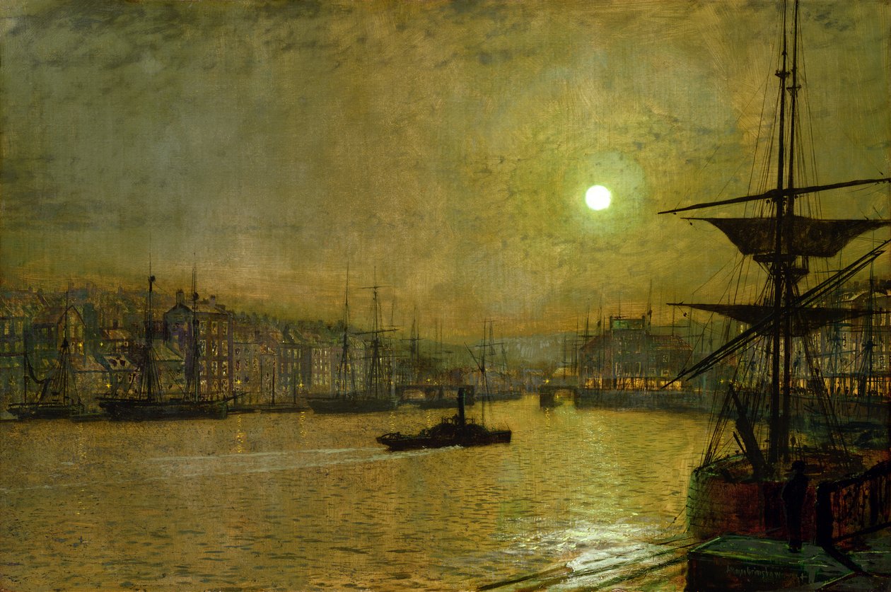 Whitby door John Atkinson Grimshaw