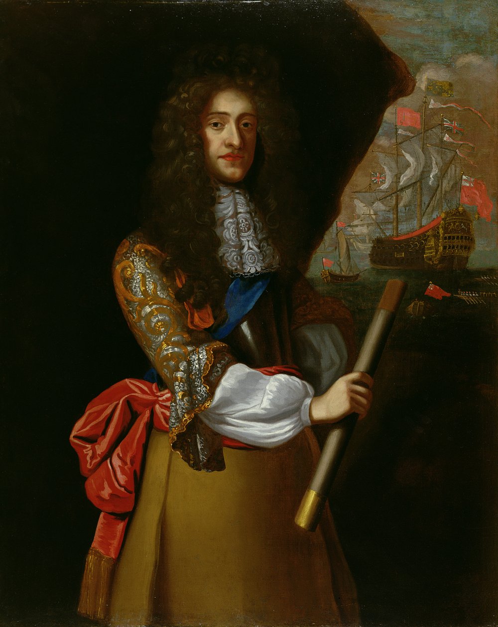 Portret van James VII van Schotland en II van Engeland, c.1670 door John Baptist de Medina