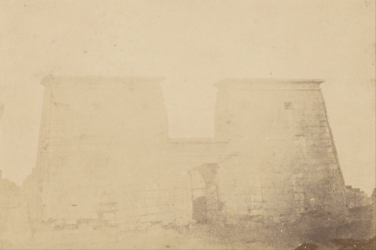 (Tempel van Karnak in Thebe) door John Beasly Greene
