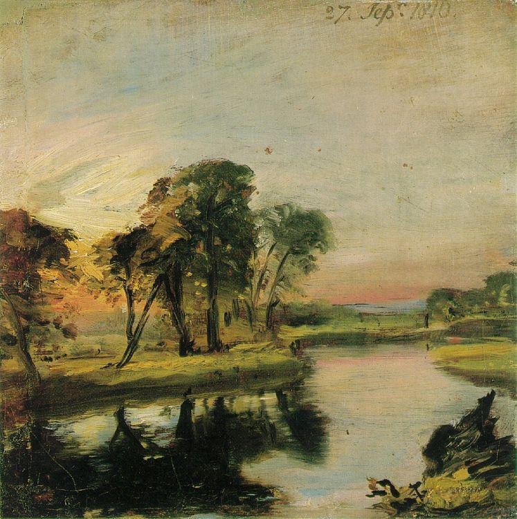Een uitzicht op de Stour door John Constable