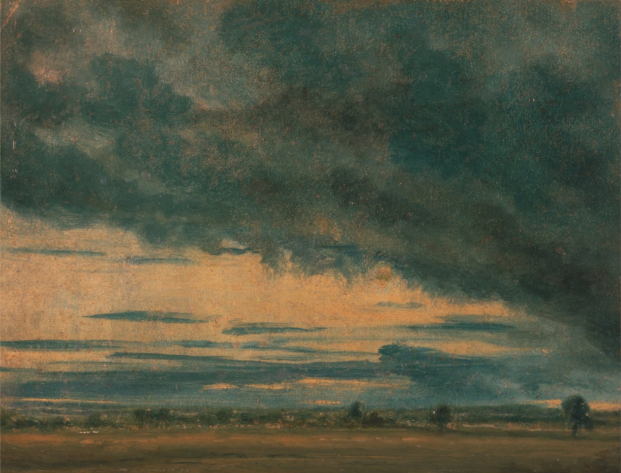 Wolkstudie door John Constable