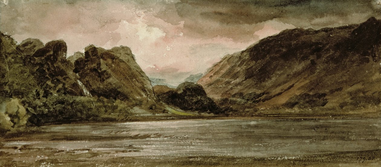 Derwentwater, Cumberland, c.1806 door John Constable