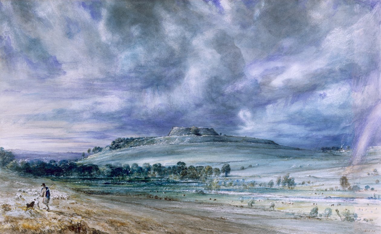 Oud Sarum door John Constable