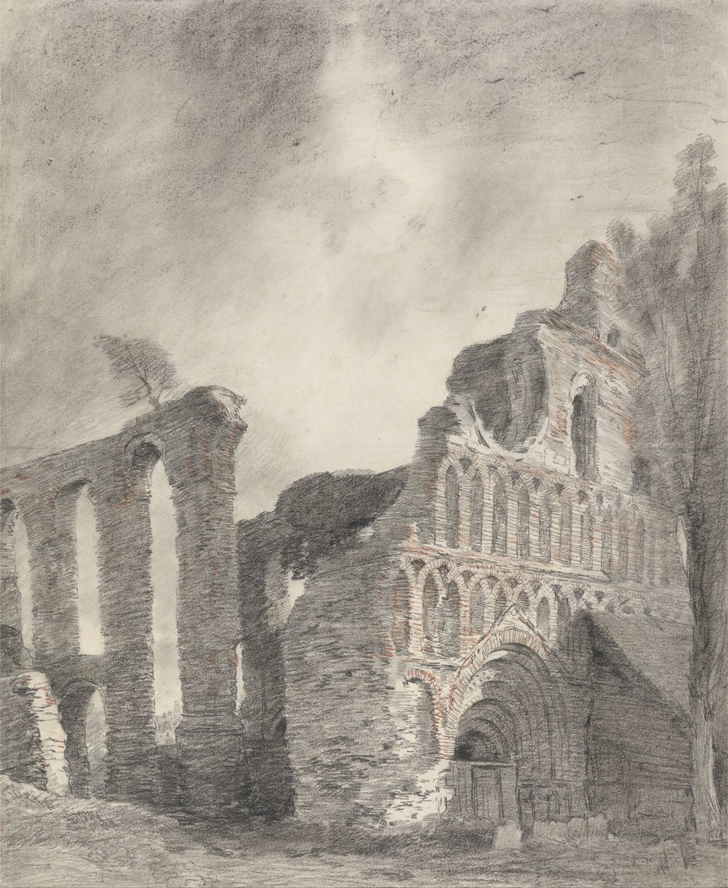 Ruïne van St. Botolphs Priory, Colchester door John Constable