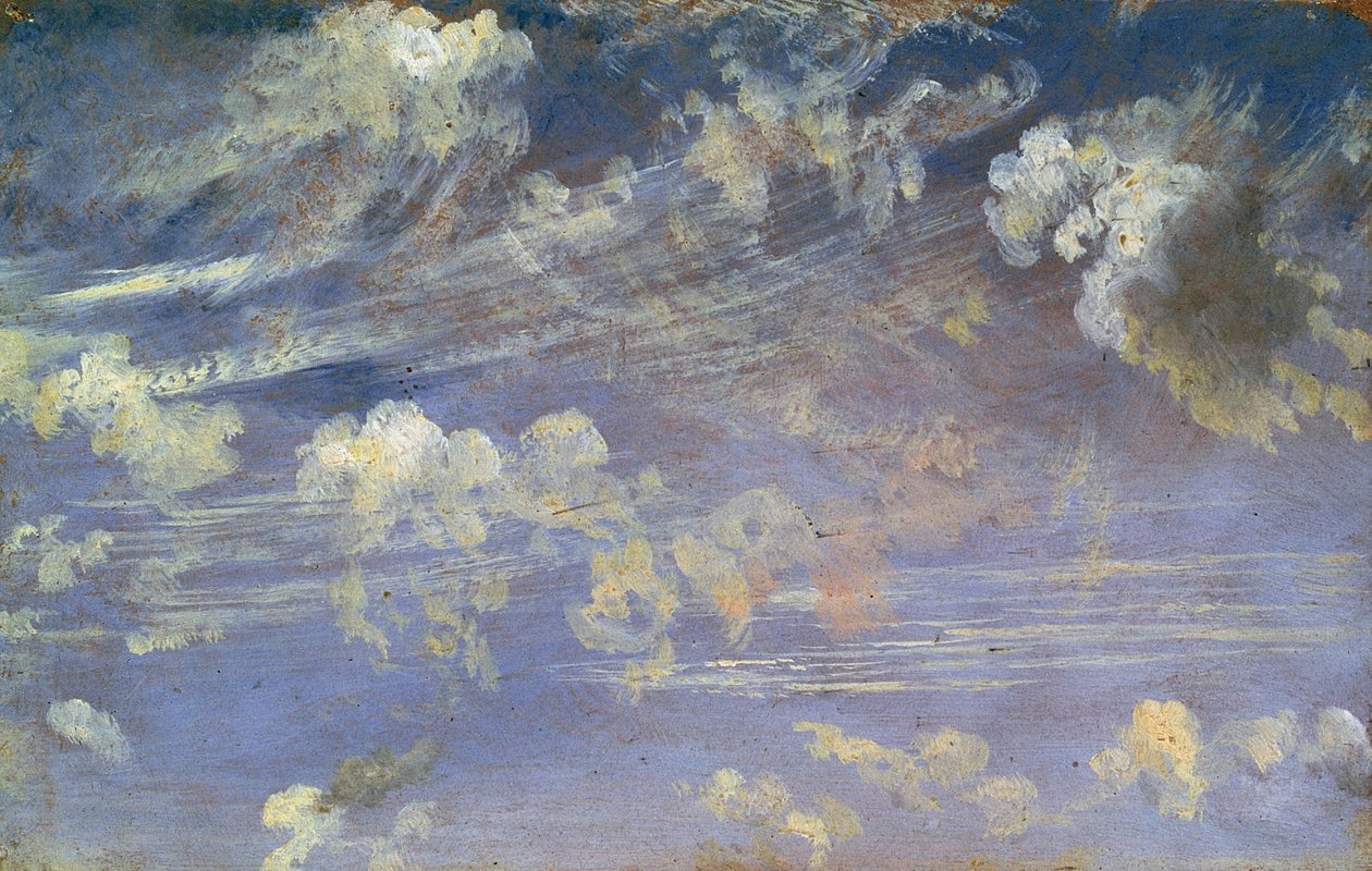 Studie van Cirruswolken door John Constable