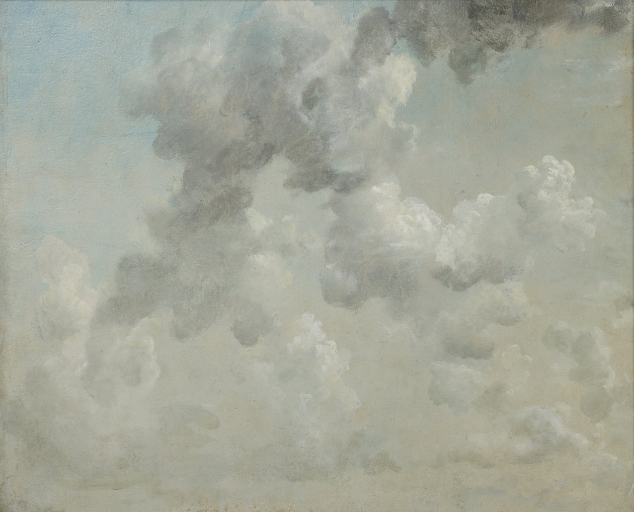 Studie van wolken door John Constable