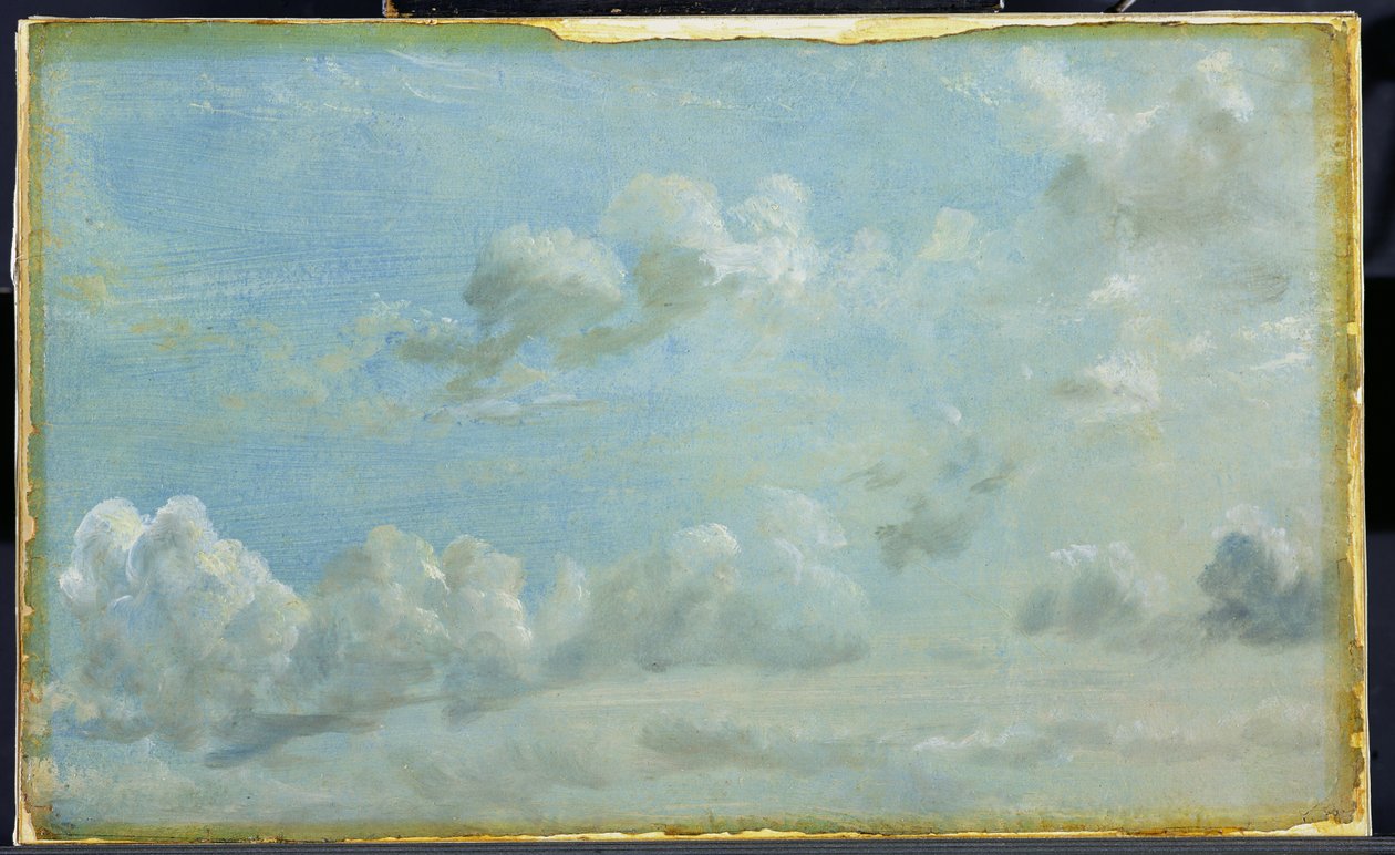 Studie van cumuluswolken, 1822 door John Constable