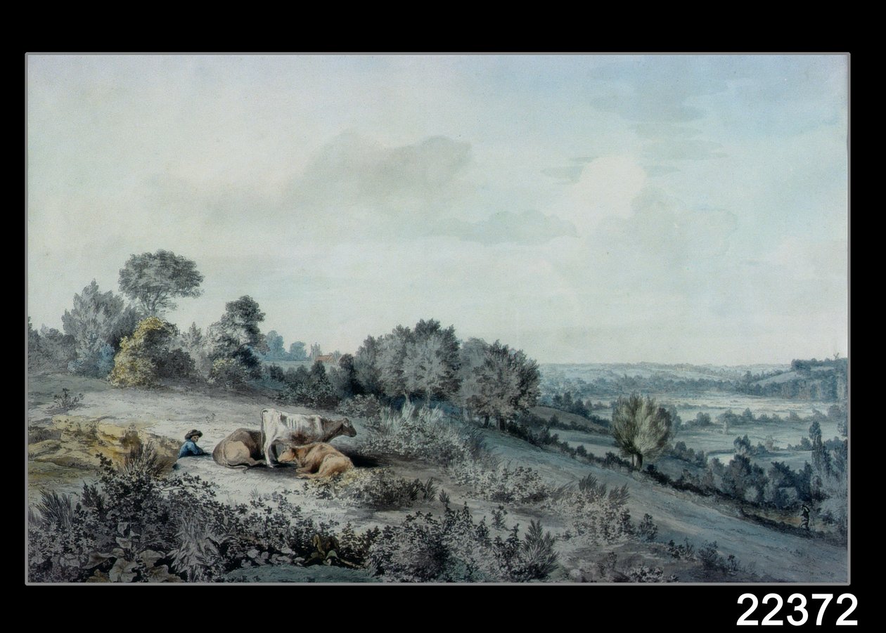 De vallei van de Stour, kijkend naar East Bergholt door John Constable