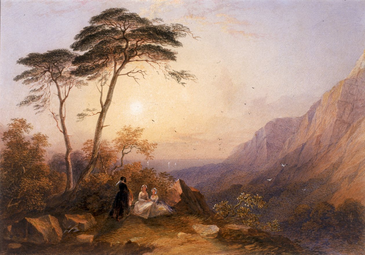 Landschap door John Edmund Buckley