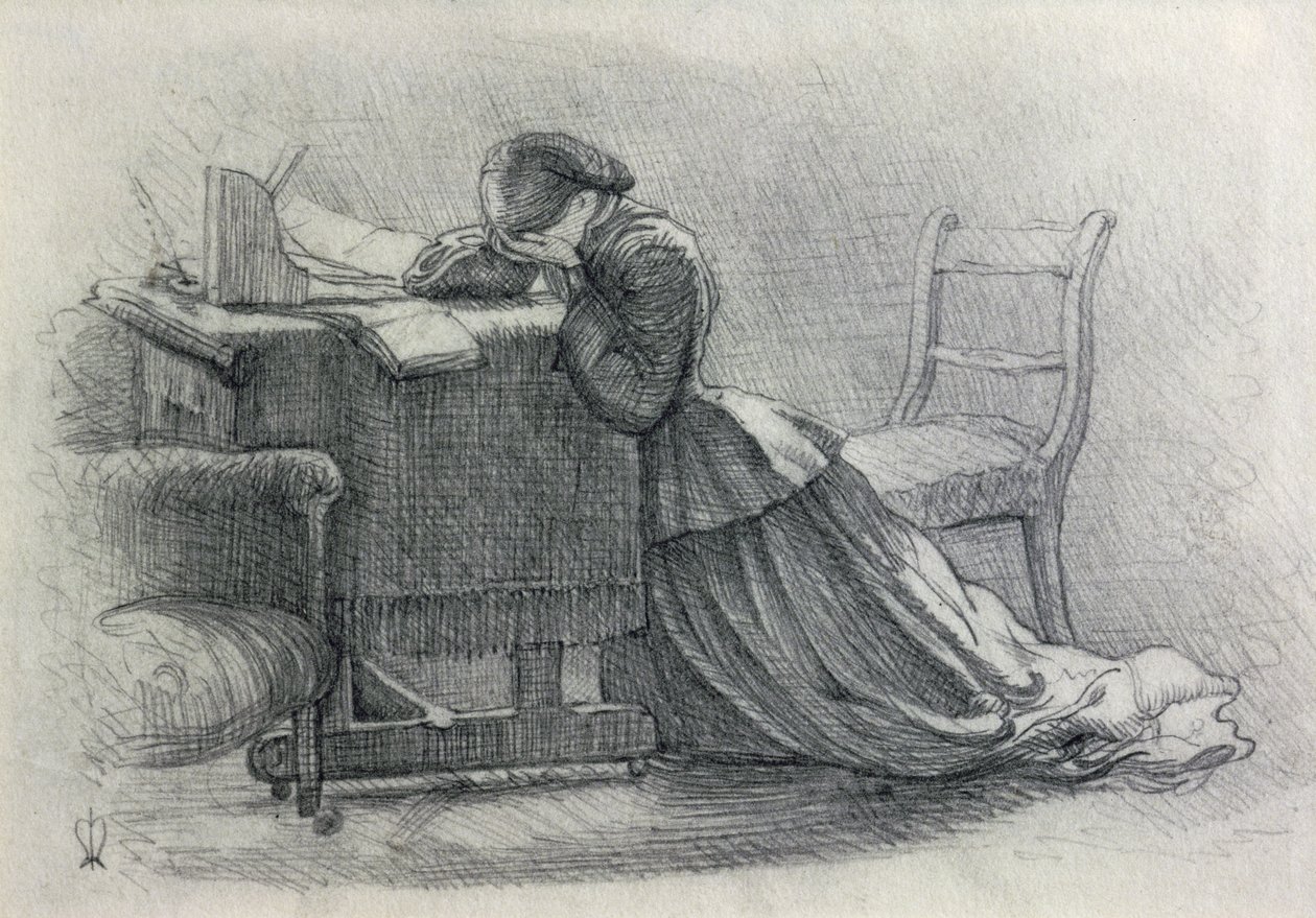 Een vrouw door John Everett Millais