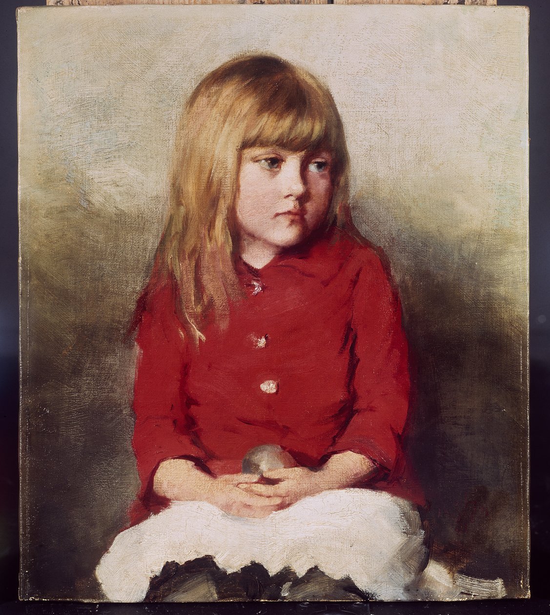 Portret van een jong Meisje door John Everett Millais