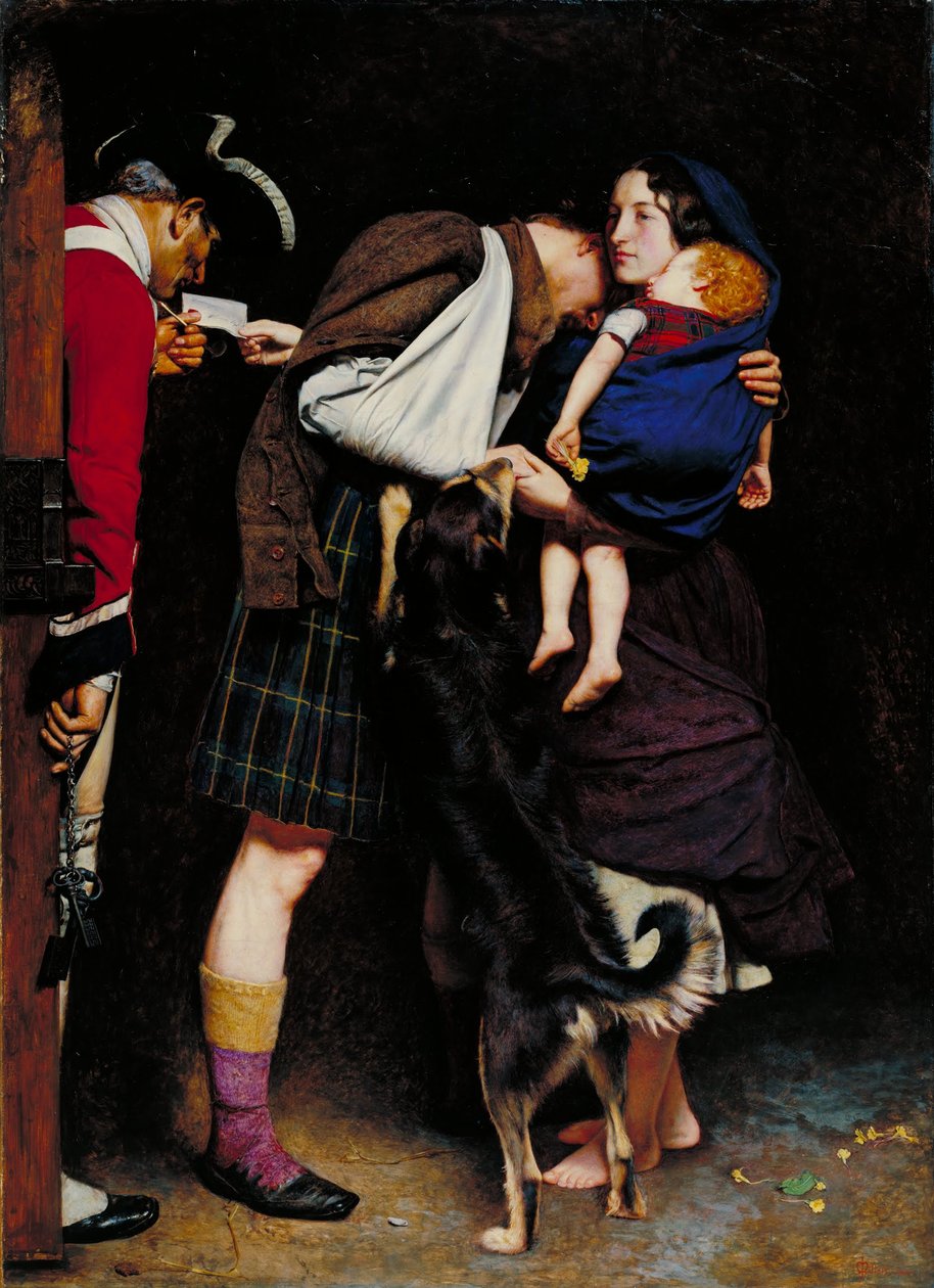 De vrijlating 1746 door John Everett Millais