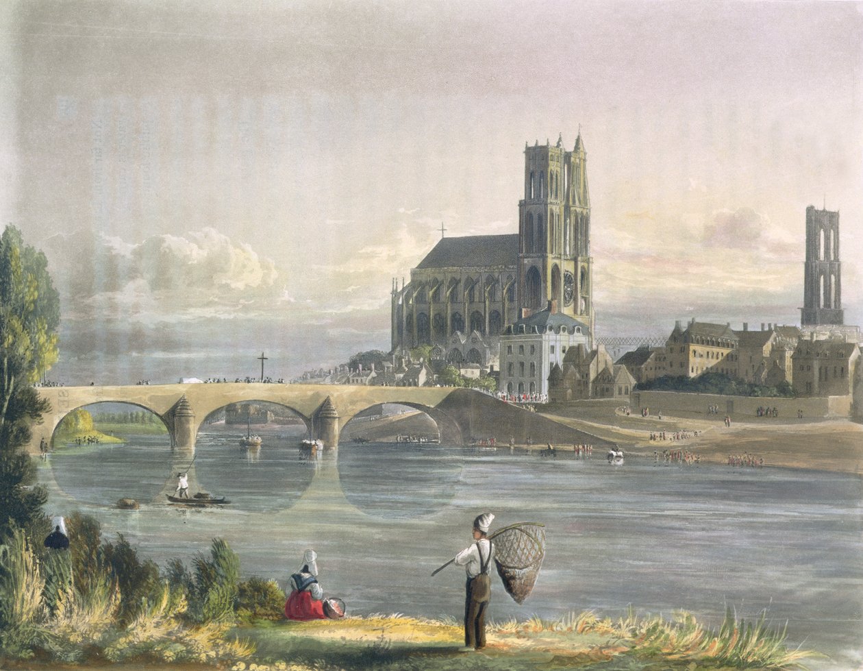 Uitzicht op Mantes, uit 