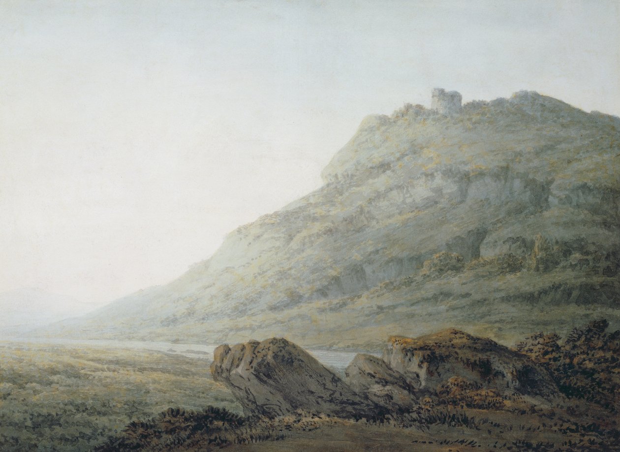 De Piek bij Castleton, Derbyshire door John Glover