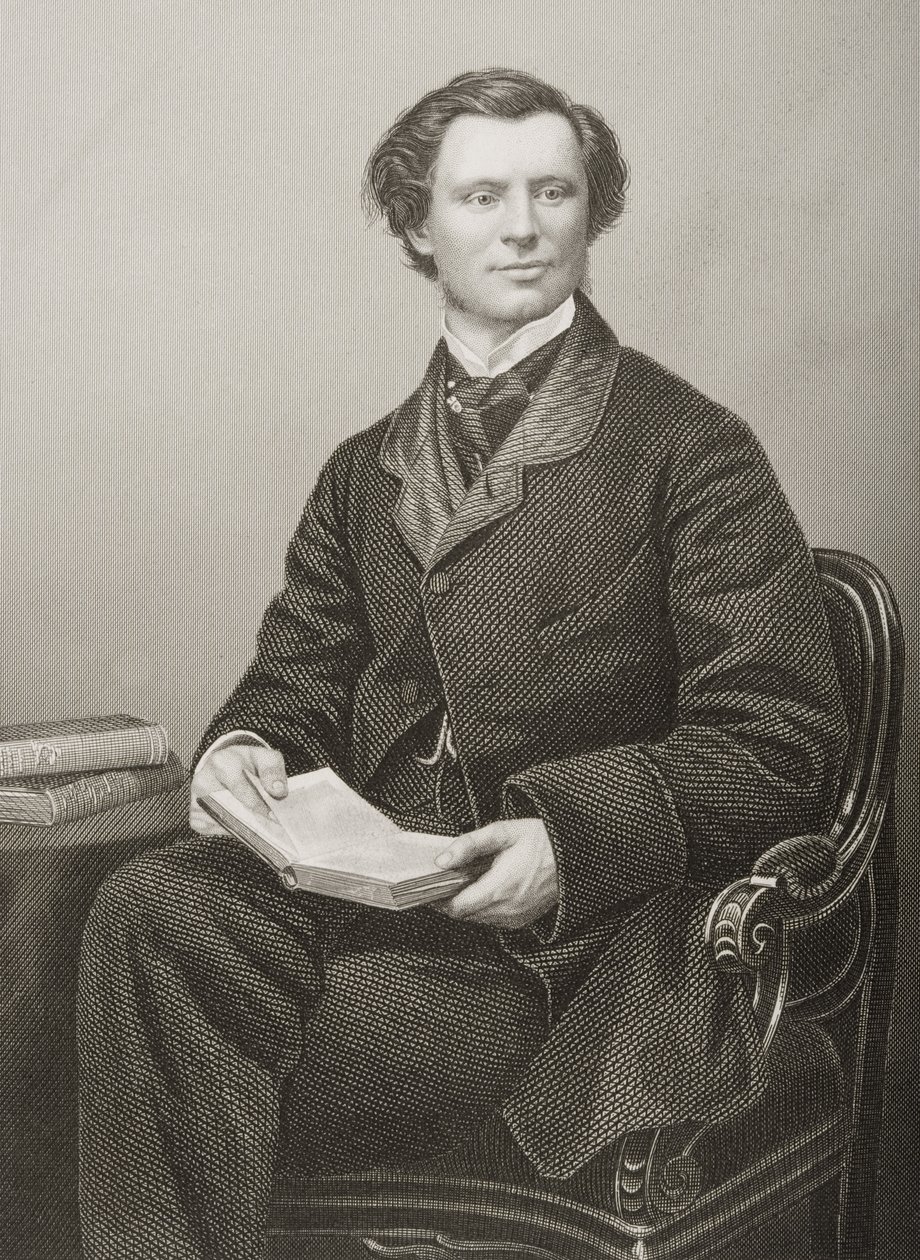 William Coutts Keppel (1832-94) Viscount Bury, gegraveerd door D.J. Pound van een foto, uit 