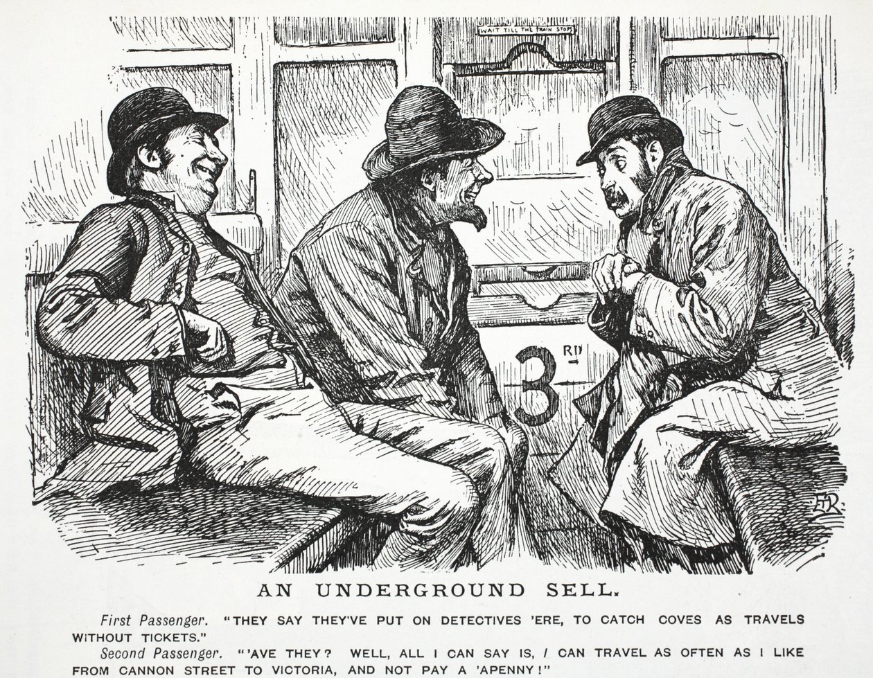 Een ondergrondse cel door John Leech