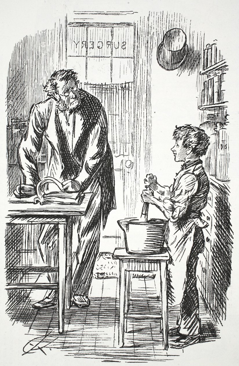 Medicijn Malen door John Leech