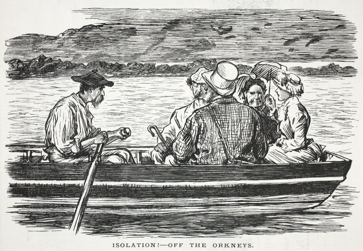 Isolatie! - bij de Orkneys door John Leech