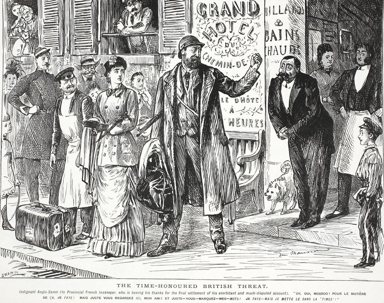 De eerbiedwaardige Britse dreiging door John Leech
