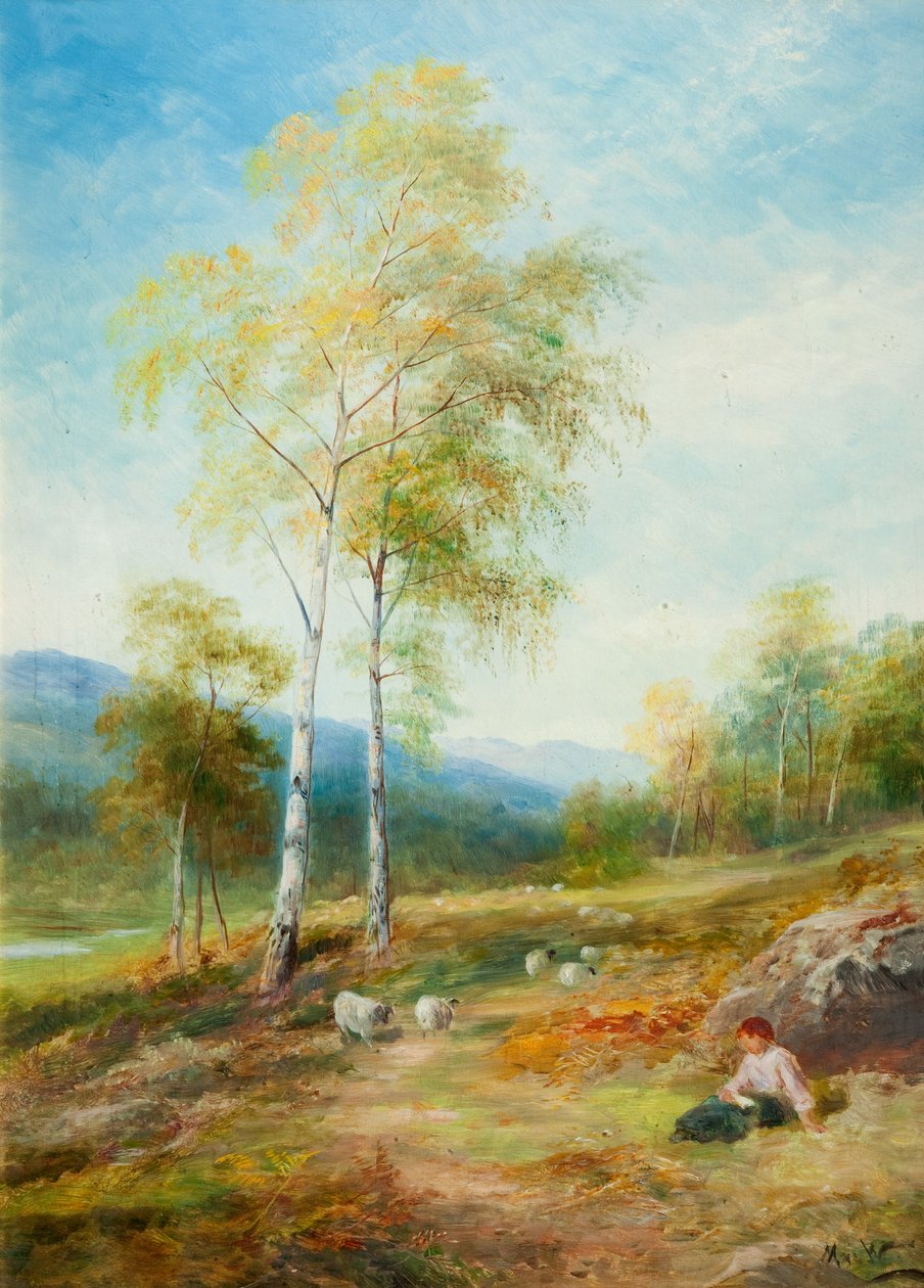 Herfst, Strathglass, Inverness-shire door John MacWhirter