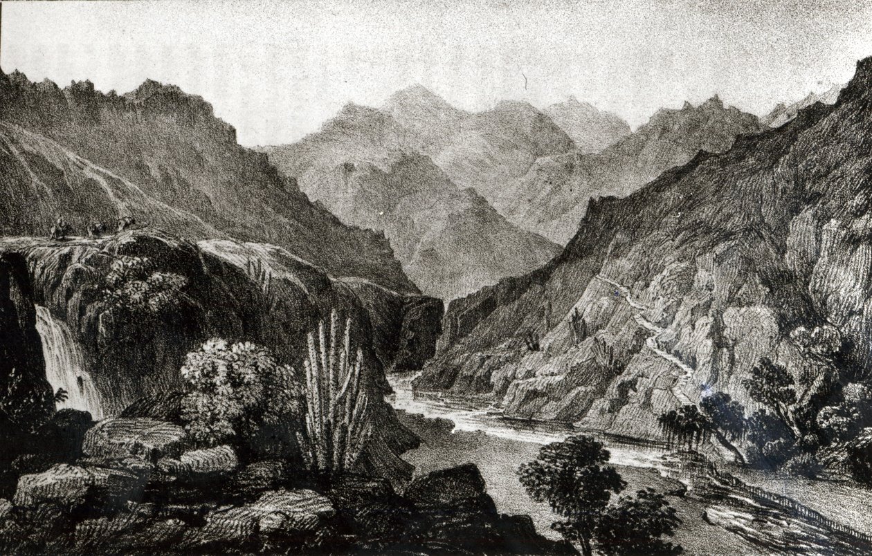 Uitzicht in de Cordillera door John Miers