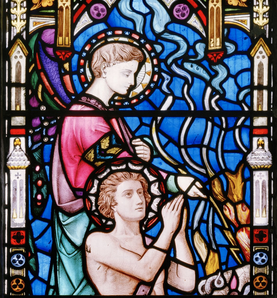 Detail van De Drie Maria