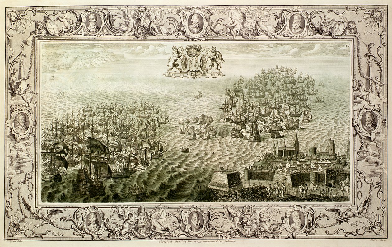 Armada, 1739 door John Pine