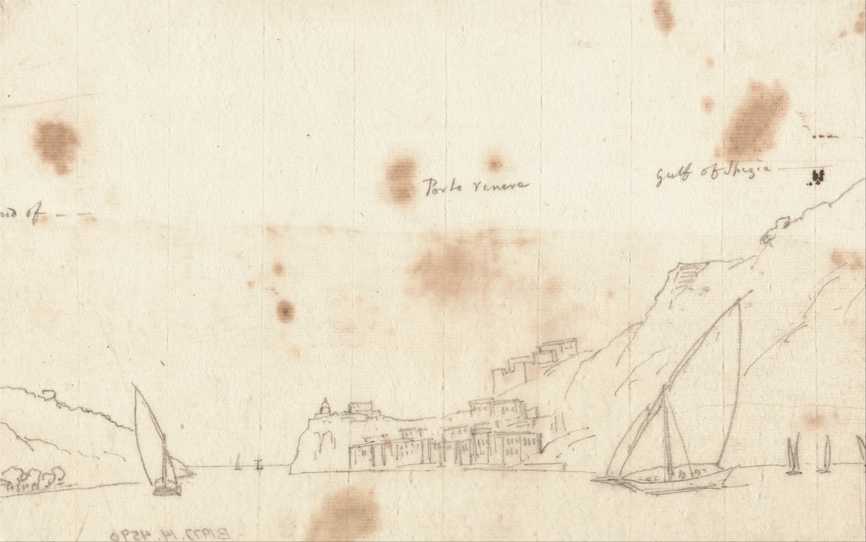 Portovenere door John Robert Cozens