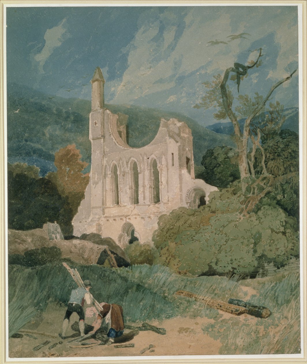 Byland Abbey, Yorkshire, c.1809 door John Sell Cotman