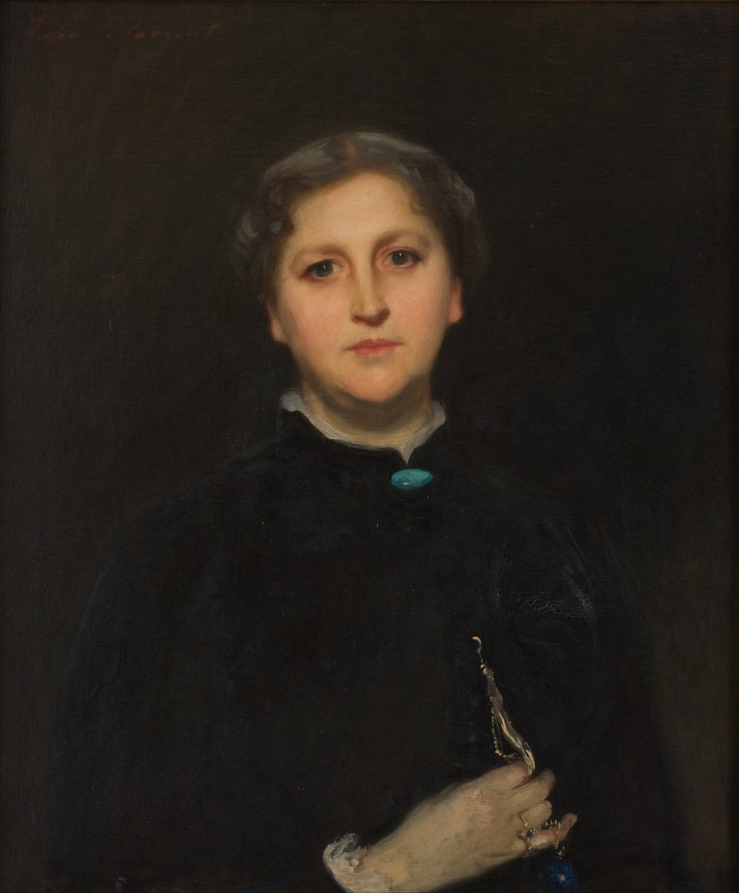 Portret van Mevrouw Raphael Pumpelly door John Singer Sargent