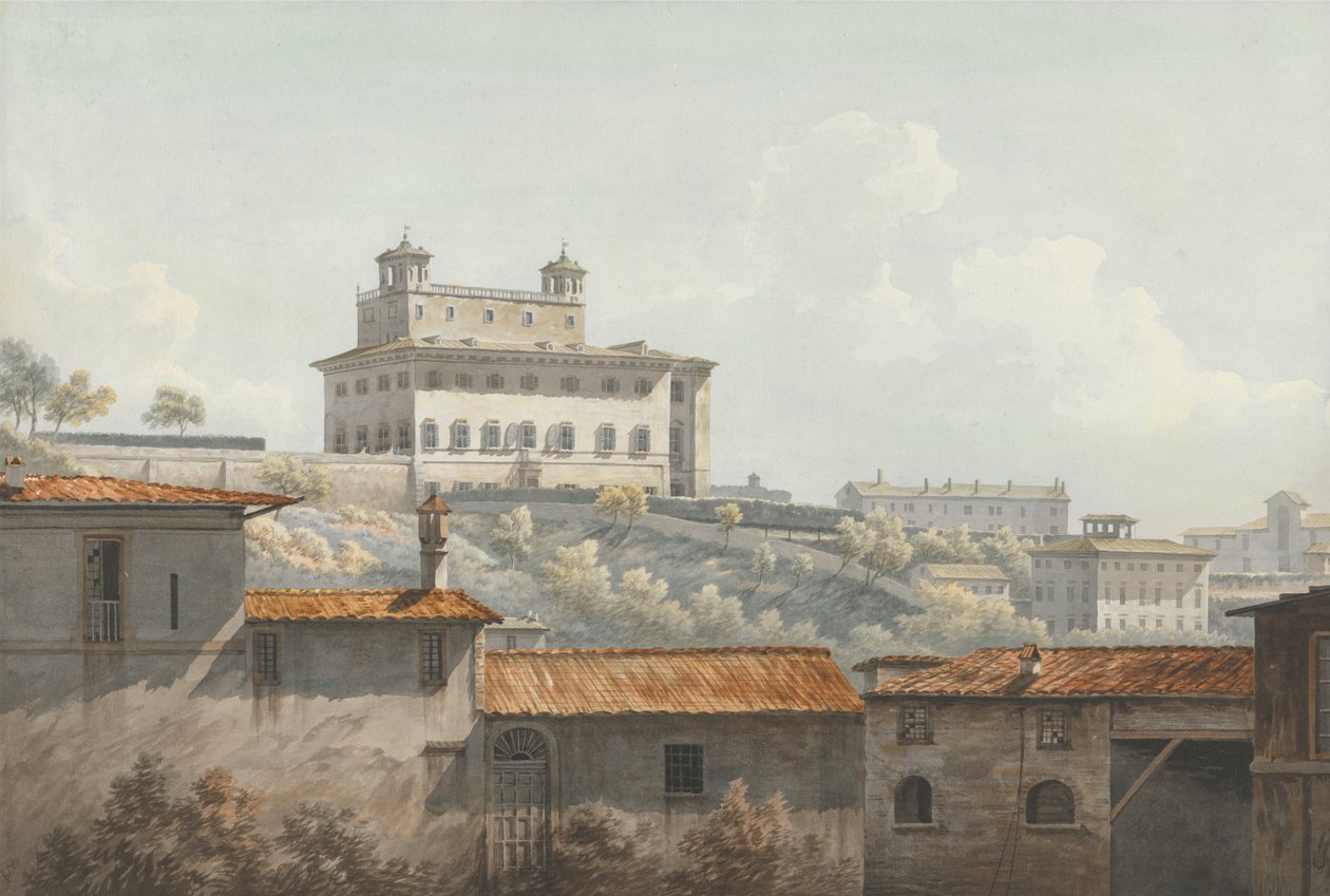 De Villa Medici, Rome door John Warwick Smith