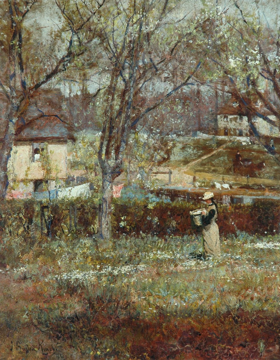 Landelijk Tafereel door John William Buxton Knight