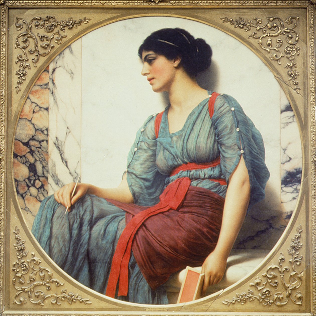 De liefdesbrief door John William Godward