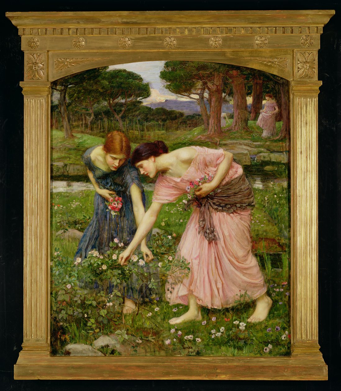 Pluk de rozen terwijl je kunt, 1909 door John William Waterhouse