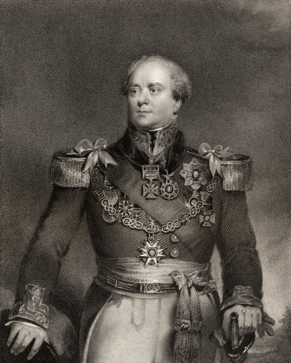 Sir Archibald Campbell, 1e Baronet, gegraveerd door John Cochran, uit 
