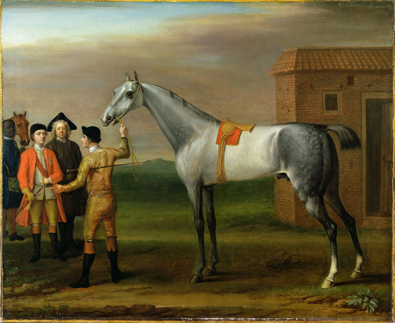 Lamprei, met zijn eigenaar, Sir William Morgan, in Newmarket, 1723 door John Wootton