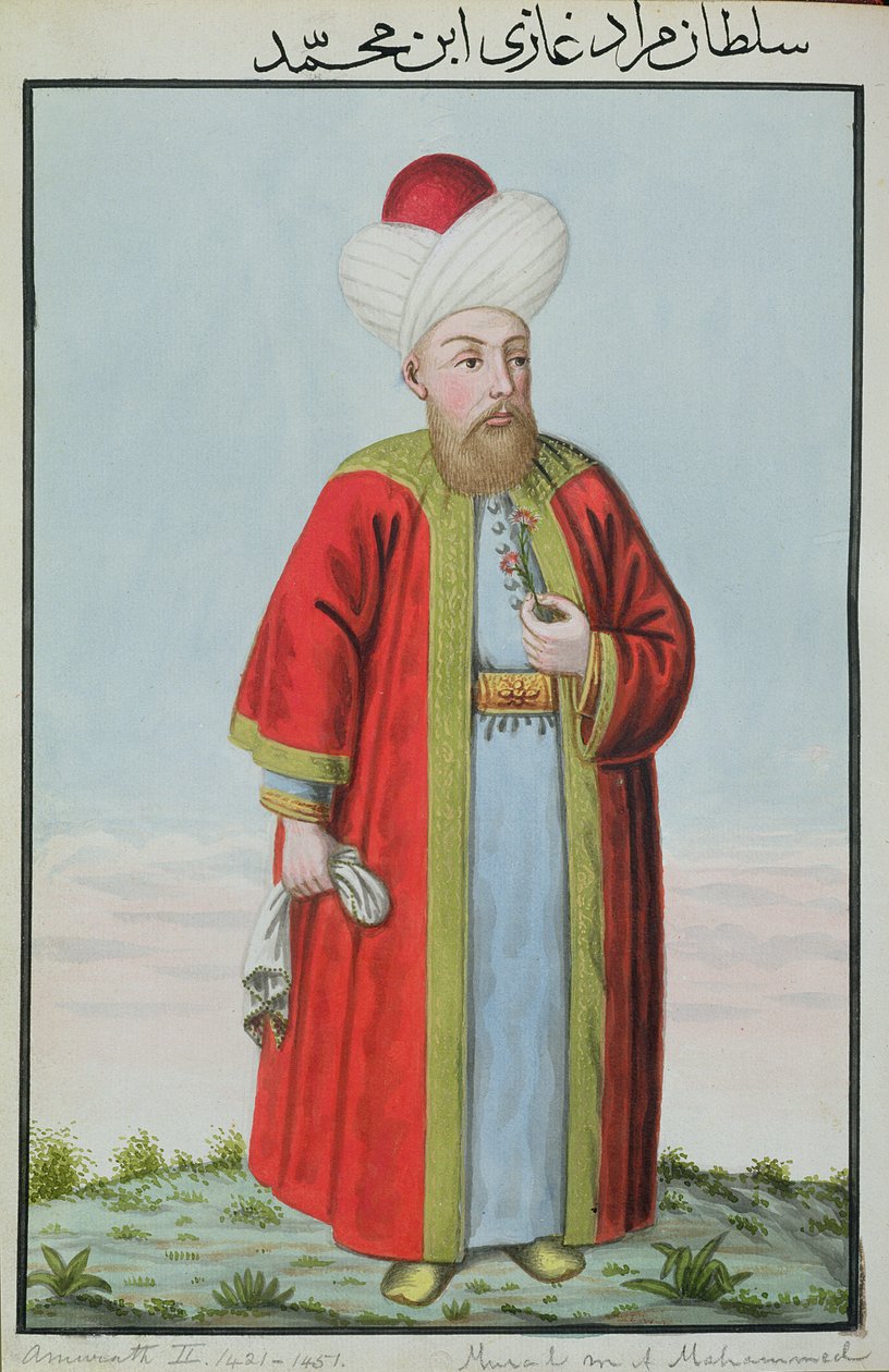 Amurath (Murad) II (1404-51) Sultan 1421-51, uit 