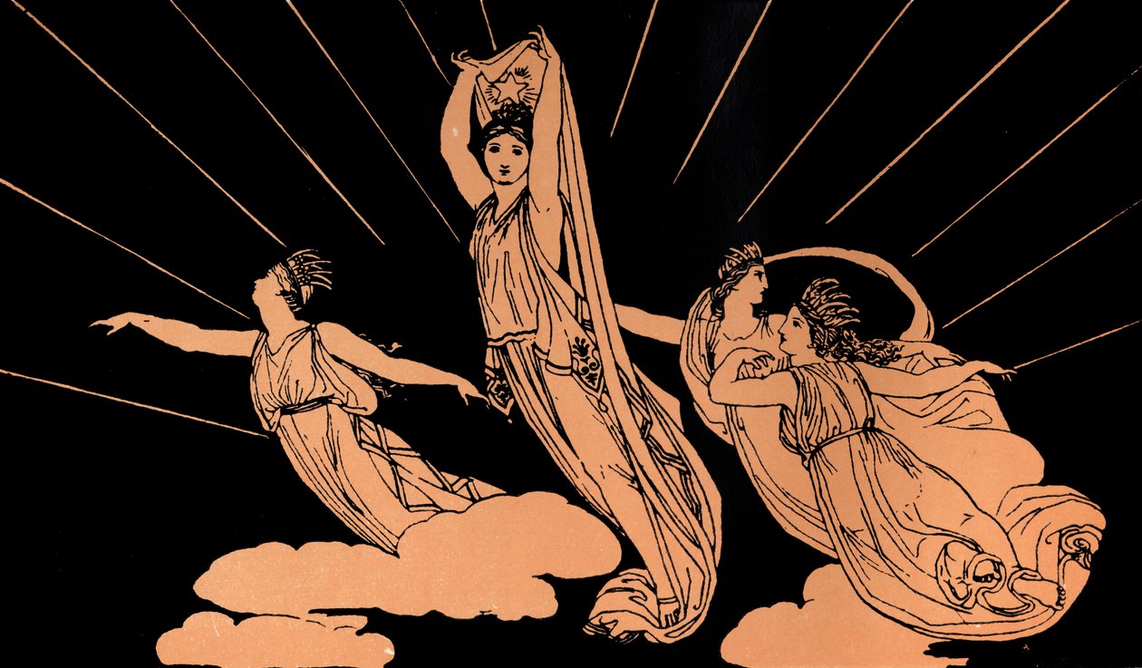 Scène uit De Odyssee van Homerus (print) door John (after) Flaxman