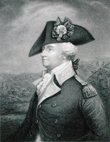 Brigadegeneraal Anthony Wayne (1745-96) gegraveerd door John Francis Eugene Prud