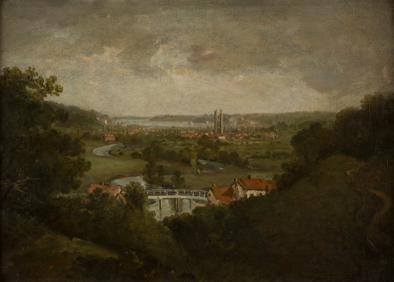 Vale of Dedham door John (circle of) Constable