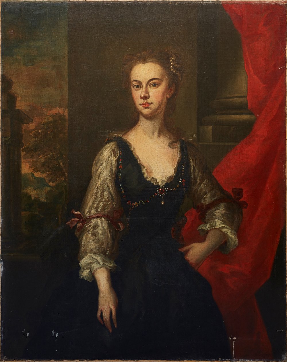 Portret van Elizabeth, gravin van Pembroke (1674-1739) door John (studio of) Vanderbank