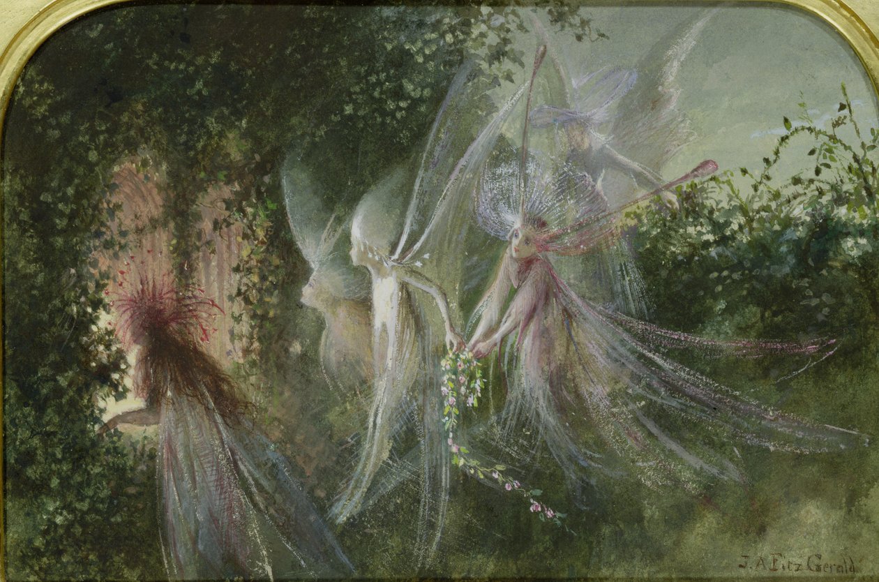 Feeën bij een Raam, ca. 1864 door John Anster Fitzgerald