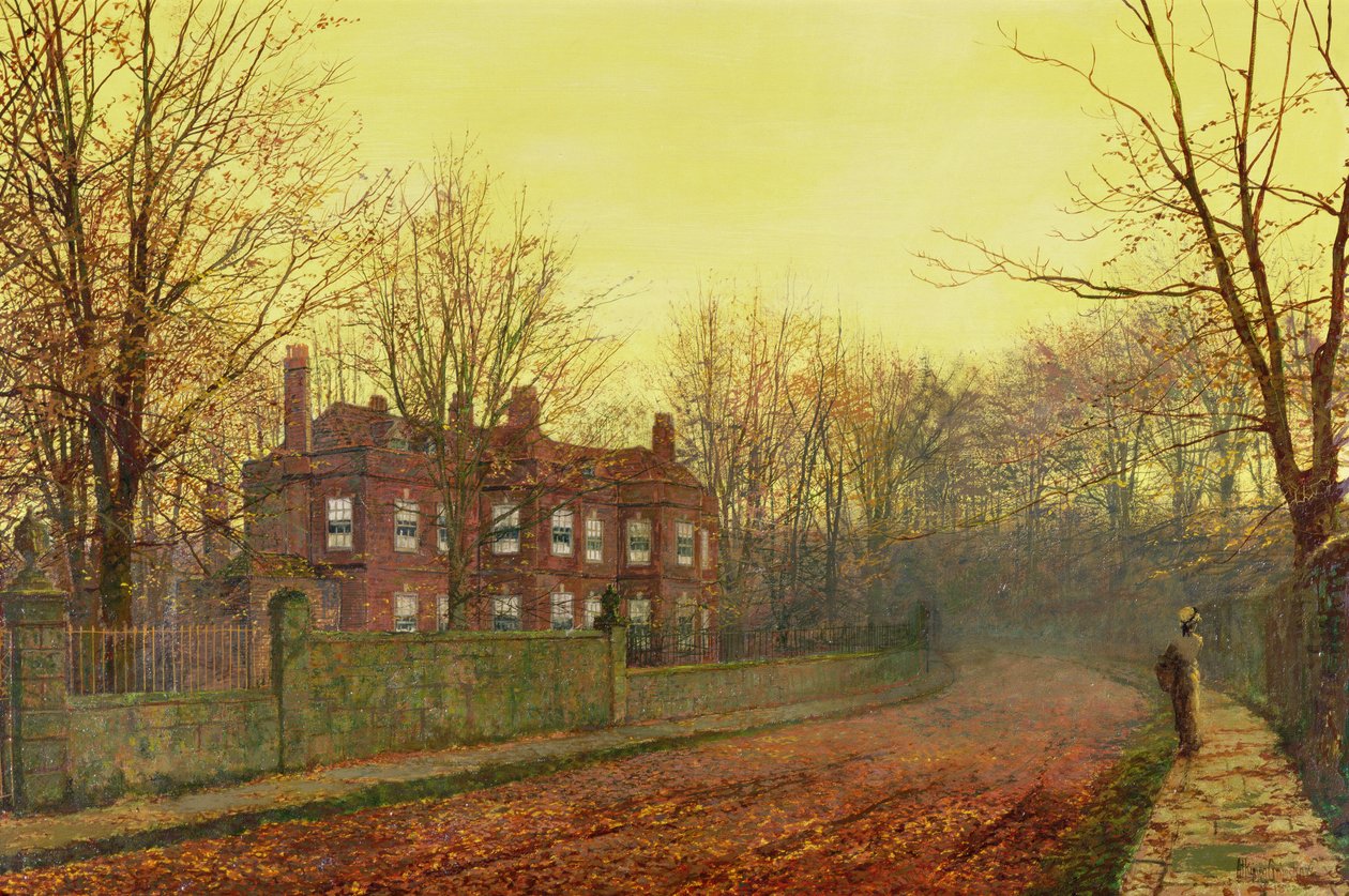 De Afnemende Glorie van het Jaar door John Atkinson Grimshaw